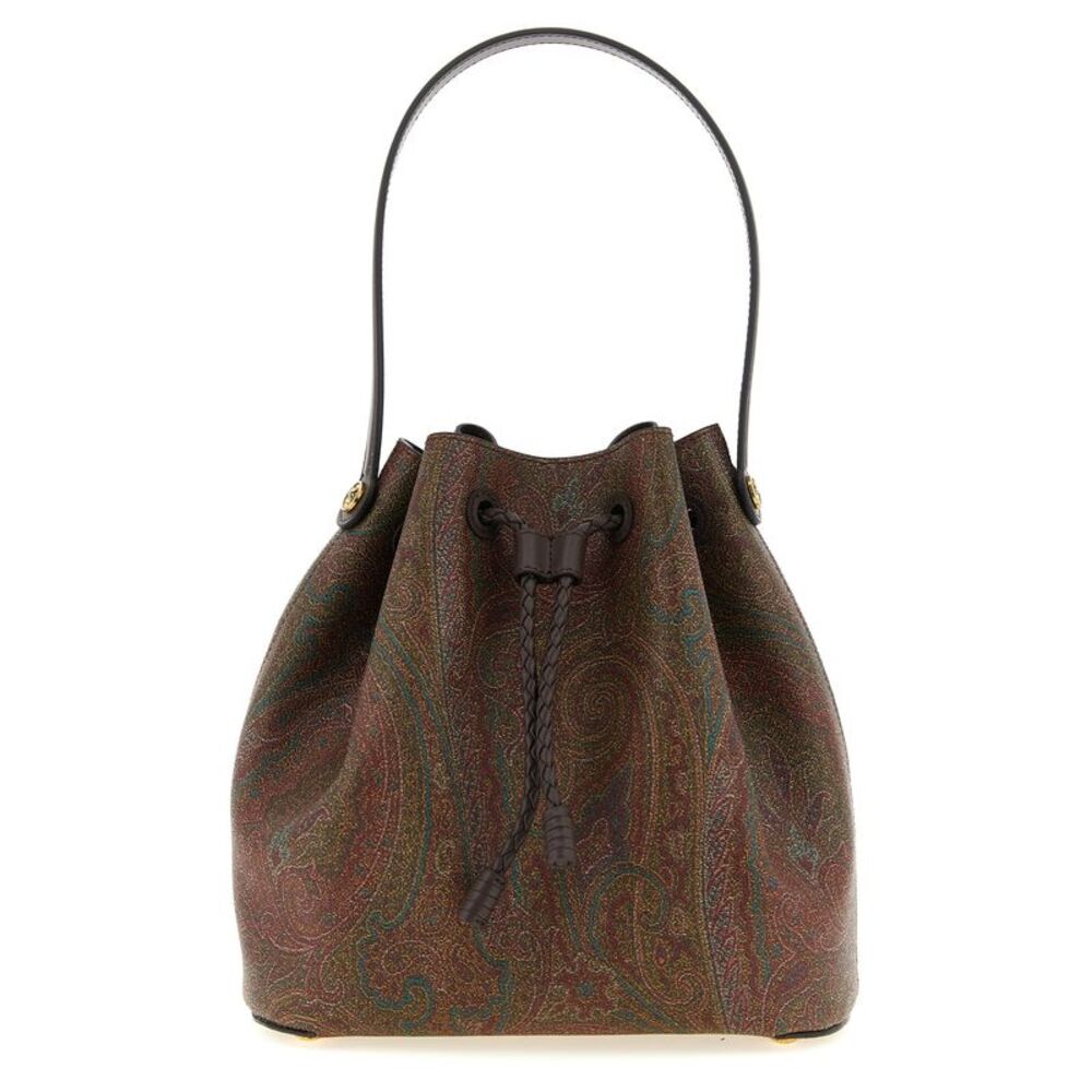 Etro Brown Cotton Women's Handbag